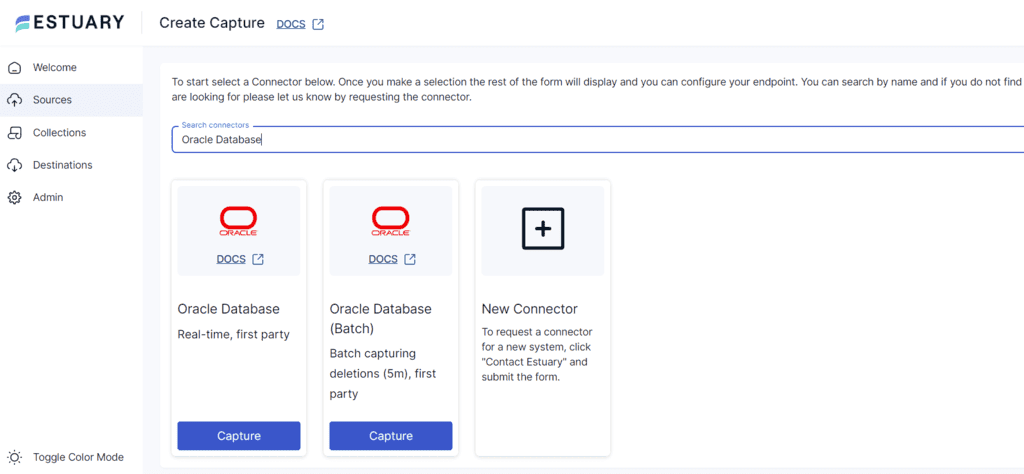 oracle to snowflake - Oracle connector search