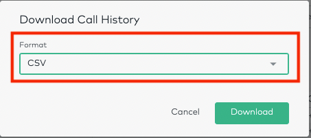 Aircall to BigQuery - Aircall CSV file