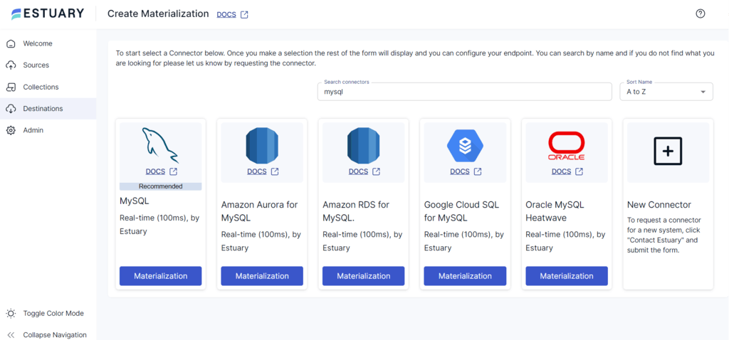 kafka to mysql - mysql destination