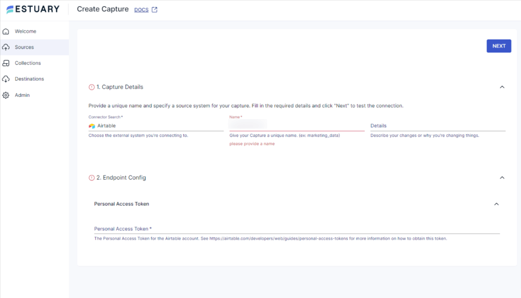 Airtable to MySQL - Capture Details