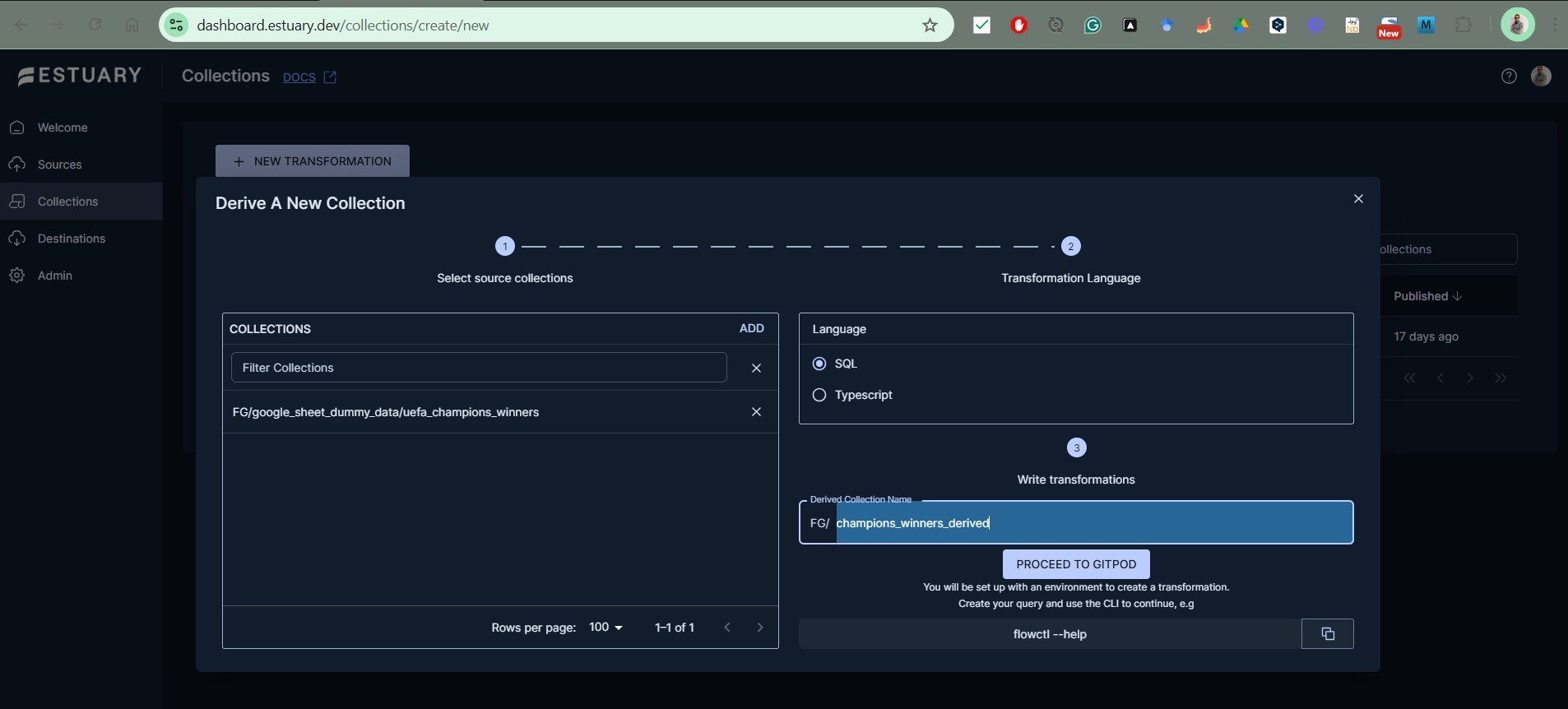 Course on Derivations - Derivations Estuary Web application