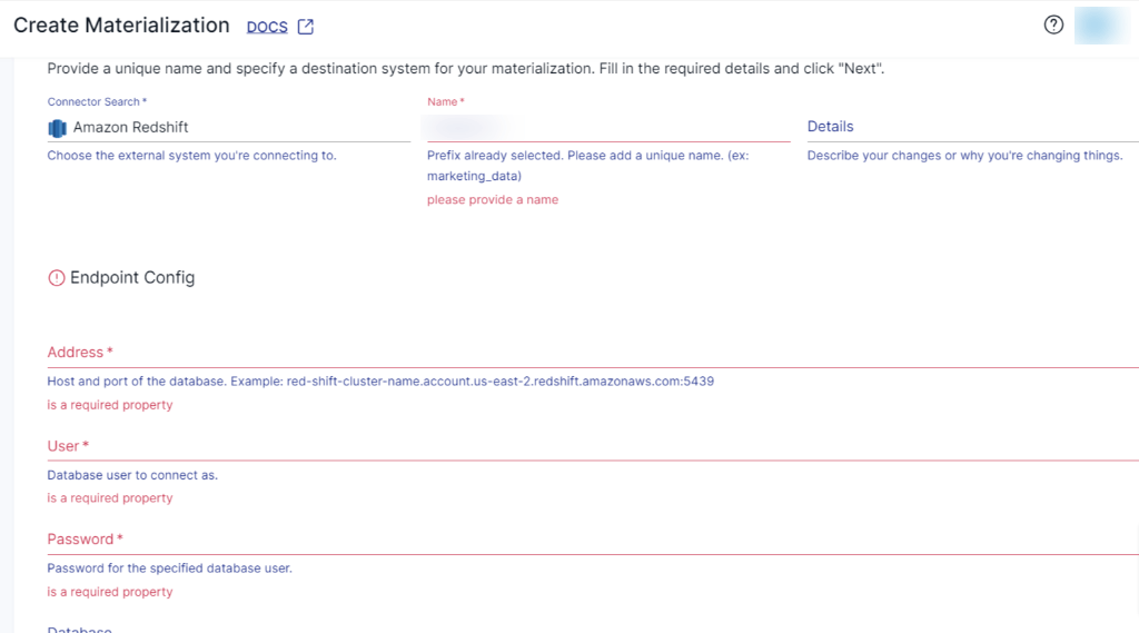 DynamoDB to Redshift - materialization details