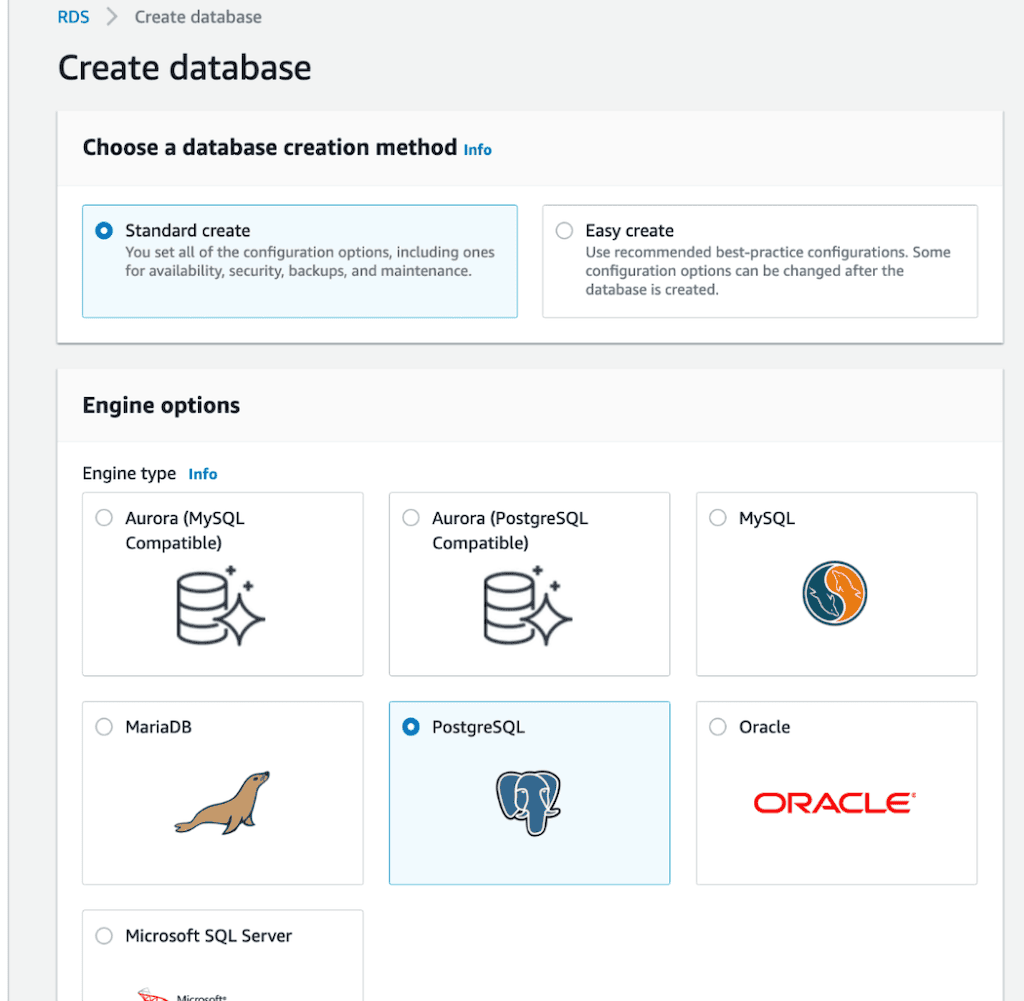 Postgres to Snowflake - Configure an AWS RDS for the Postgres Instance - Create Database