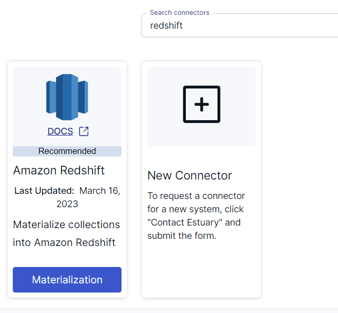 Stripe to Redshift - Redshift Connector