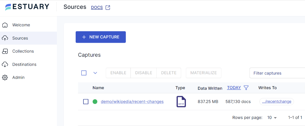 DynamoDB to PostgreSQL - new capture