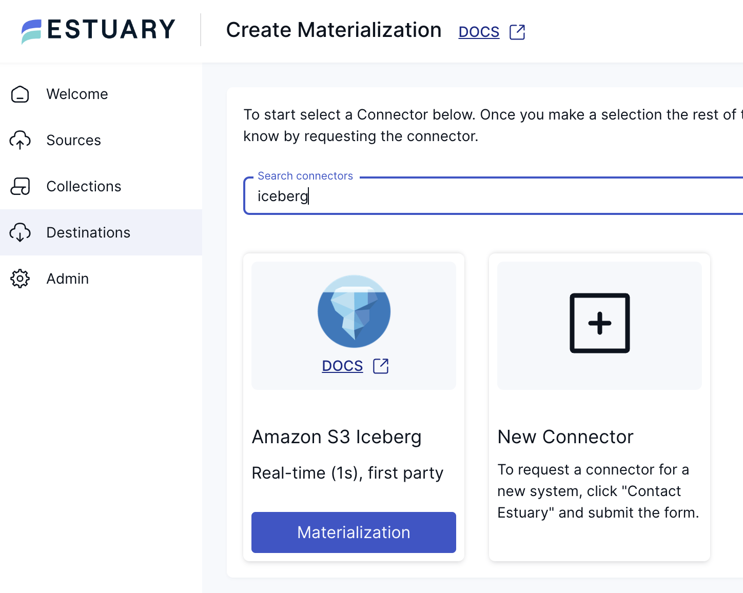 How to Load Data Into Apache Iceberg - Search Connectors - Iceberg Materialization