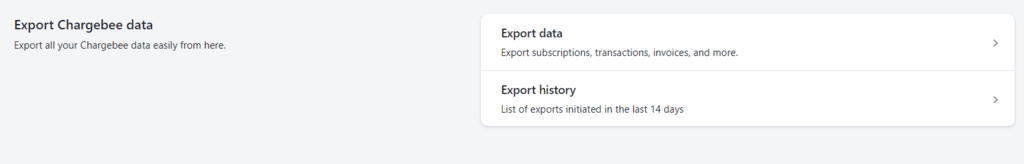 Chargebee to BigQuery-Chargebee Step2