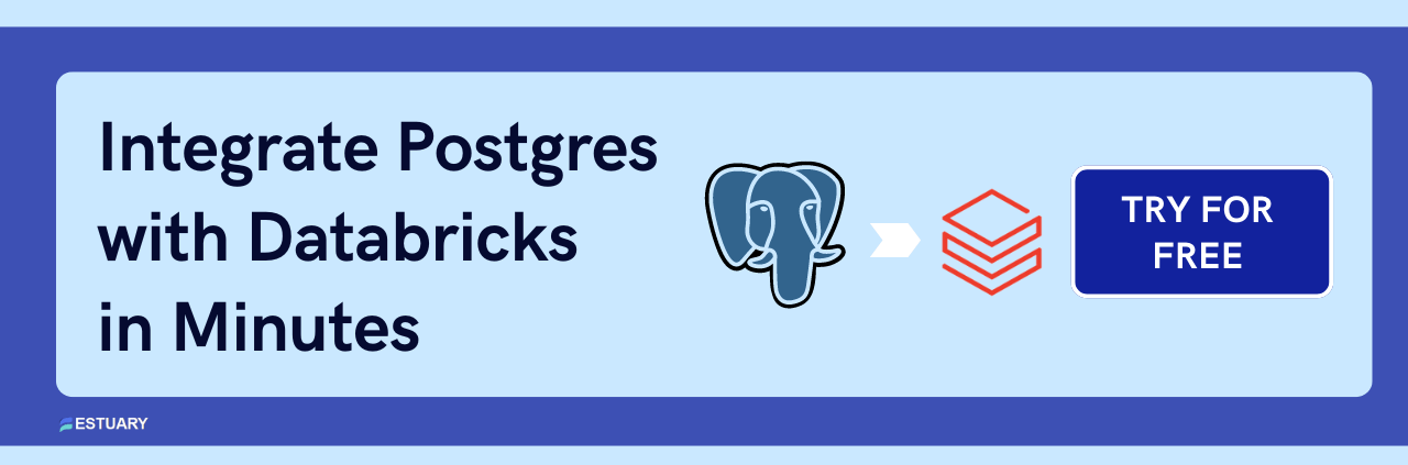 Integrate Postgres with Databricks